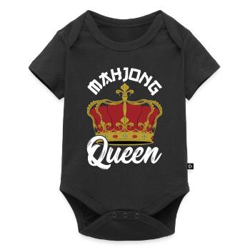 Cadeau pour les fans de Mahjong - Body à manches courtes Premium Bébé - noir - Devant