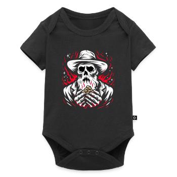 Cowboy Barn Bull Rider Rodeo Country Western - Baby Premium short-sleeve bodysuit - black - Front
