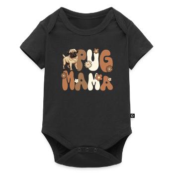 Carlin Groovy Maman Carlin - Body à manches courtes Premium Bébé - noir - Devant