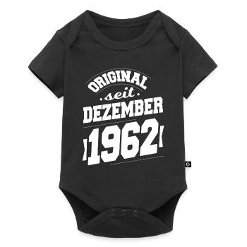 December 1962 Original for 61 years man woman - Baby Premium short-sleeve bodysuit - black - Front