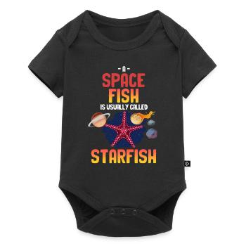 A space fish is usually referred to as a starfish. - Baby Premium short-sleeve bodysuit - black - Front