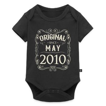 Vintage - Original since May 2010 Birthday - Baby Premium short-sleeve bodysuit - black - Front