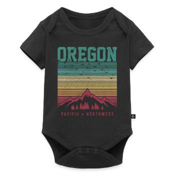 Oregon - Body à manches courtes Premium Bébé - noir - Devant