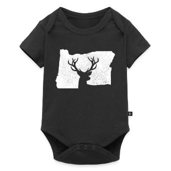 Oregon - Body à manches courtes Premium Bébé - noir - Devant