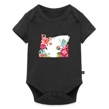 Oregon - Body à manches courtes Premium Bébé - noir - Devant