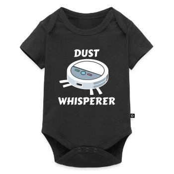 Dust Whisperer Robot Vacuum Cleaner Vacuum Cleaner - Baby Premium short-sleeve bodysuit - black - Front