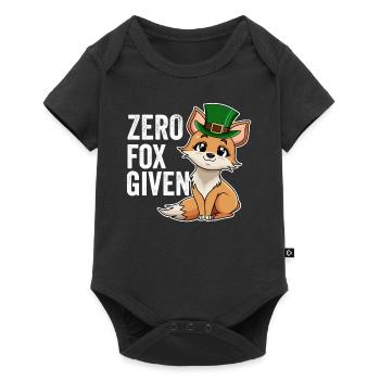 Zero Fox Given Pun Cute Kawaii Irish Fox - Baby Premium short-sleeve bodysuit - black - Front