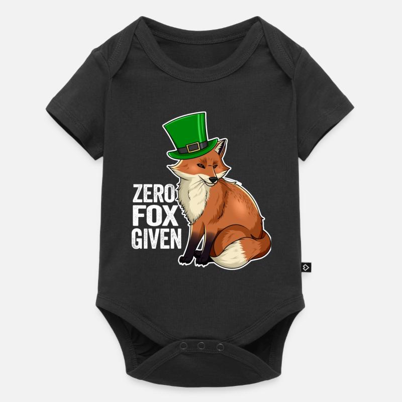 Zero Fox Given Pun Cute Kawaii Irish Fox - Baby Premium short-sleeve bodysuit - black