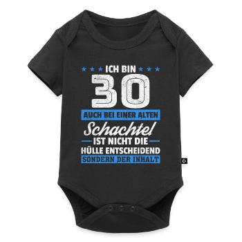30. Geburtstag - Baby Premium Kurzarmbody - Schwarz - Vorne