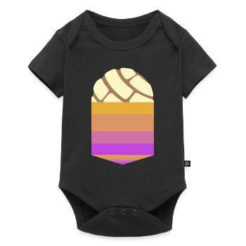 Concha Pan Dulce y Chisme Mexican - Baby Premium short-sleeve bodysuit - black - Front