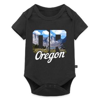 Oregon - Body à manches courtes Premium Bébé - noir - Devant