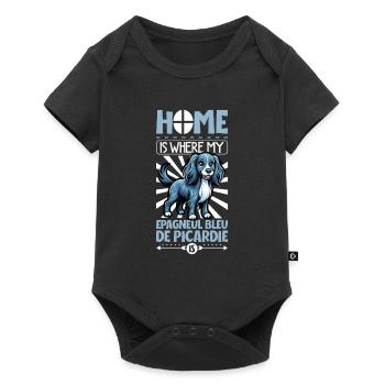 Home - Epagneul Bleu de Picardie - Baby Premium short-sleeve bodysuit - black - Front