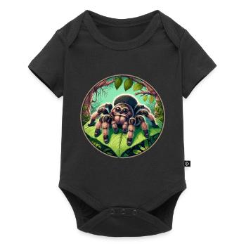 Tarantula - Baby Premium short-sleeve bodysuit - black - Front