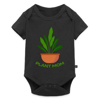 Plante Mère Mère Jardin Plantes Fleur - Body à manches courtes Premium Bébé - noir - Devant