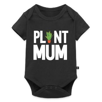 Plante Mère Mère Jardin Plantes Fleur - Body à manches courtes Premium Bébé - noir - Devant