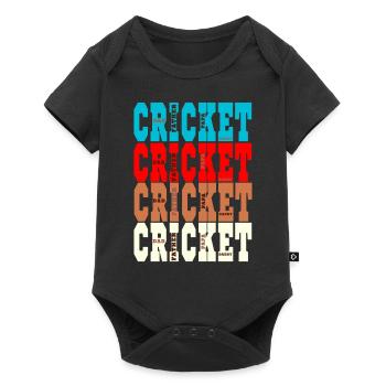Cricket Dad – Sports Dad – Gift for Cricket - Baby Premium short-sleeve bodysuit - black - Front