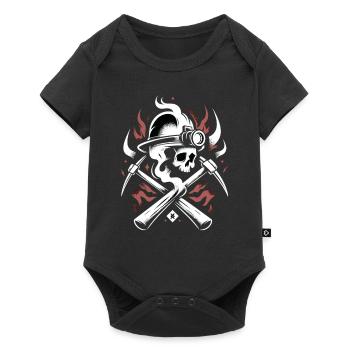 Cowboy Barn Bull Rider Rodeo Country Western - Baby Premium short-sleeve bodysuit - black - Front