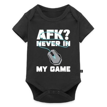 PC Joueur Vidéo Ordinateur Nerd Jeux WASD - Body à manches courtes Premium Bébé - noir - Devant