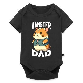 Hamster Dad T-Shirt - Baby Premium short-sleeve bodysuit - black - Front