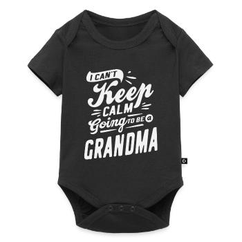 I Can't Keep Calm Going To Be a Grandma Cool Gifts - Baby Premium short-sleeve bodysuit - black - Front