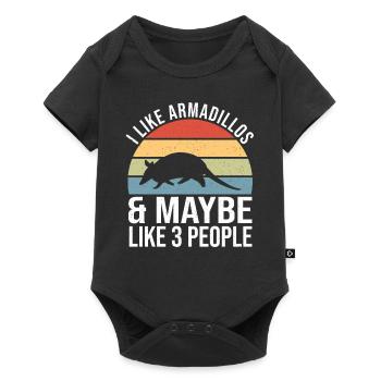 Armadillo Pet Armadillo Gift - Baby Premium short-sleeve bodysuit - black - Front