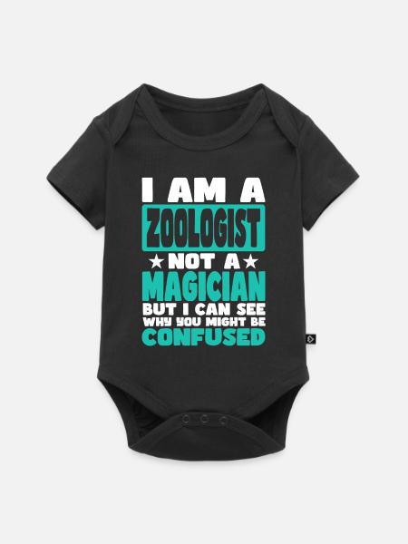 Zoologe - Baby Premium Kurzarmbody - Schwarz