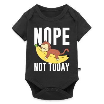 No, not today - Baby Premium short-sleeve bodysuit - black - Front