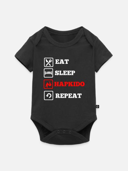 Hapkido-Kampfkunst-Geschenk - Baby Premium Kurzarmbody - Schwarz