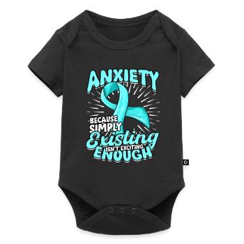 Anxiety disorder Anxiety disorders - Baby Premium short-sleeve bodysuit - black - Front