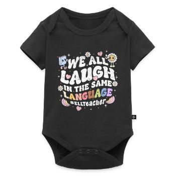 English Teacher English Teacher - Baby Premium short-sleeve bodysuit - black - Front