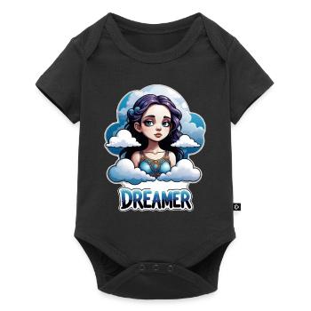 rêver - rêveur - rêveuse - rêve - rêverie - Body à manches courtes Premium Bébé - noir - Devant