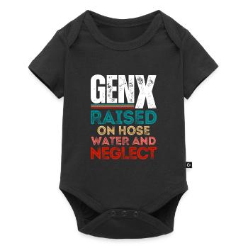 Gen X - Retro Style Colors - Baby Premium short-sleeve bodysuit - black - Front