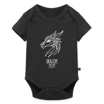 Line Art Meilleure Maman - Dragon - Body à manches courtes Premium Bébé - noir - Devant