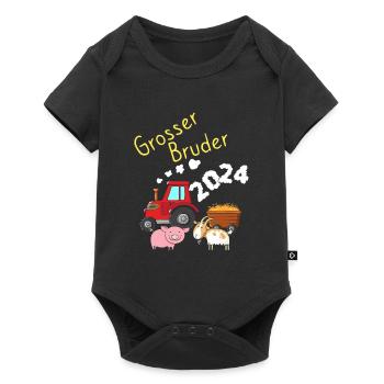 Big Brother 2024 - Baby Premium short-sleeve bodysuit - black - Front