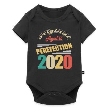 J’ai 4 ans | Je suis né en 2020 - birth - Body à manches courtes Premium Bébé - noir - Devant