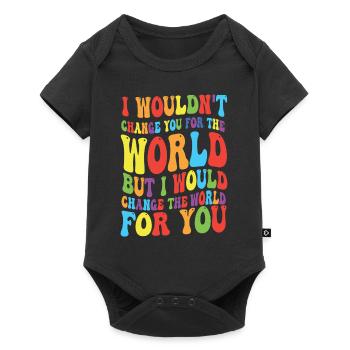 Autisme - Body à manches courtes Premium Bébé - noir - Devant