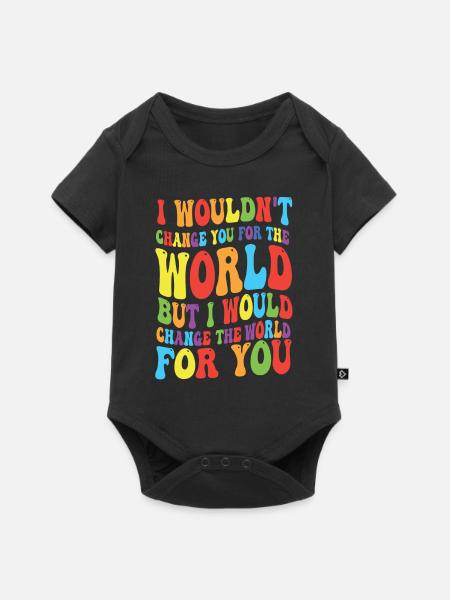 Autismus - Baby Premium Kurzarmbody - Schwarz