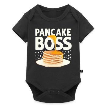Pancake Lover Kids Pancake - Baby Premium short-sleeve bodysuit - black - Front