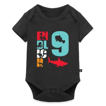 Finally 9 Shark - Baby Premium short-sleeve bodysuit - black - Front