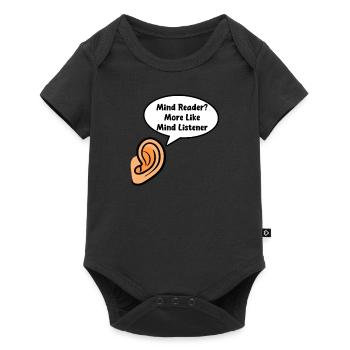 Psychologue Lecteur d’ ? Plus d’Mind Listener - Body à manches courtes Premium Bébé - noir - Devant