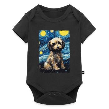 Havanese Starry Night - Baby Premium short-sleeve bodysuit - black - Front