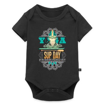 SUP paddle Stand Up Paddle Frog sur - Body à manches courtes Premium Bébé - noir - Devant