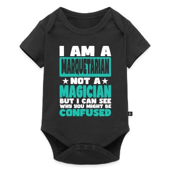Marquetarian - Baby Premium short-sleeve bodysuit - black - Front