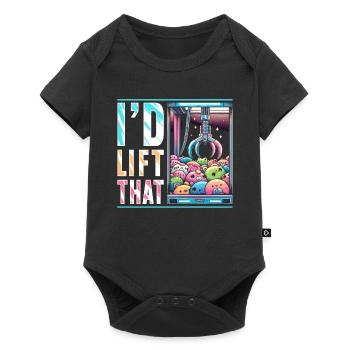 Claw Machine Kraller Gripper I'D Lift That - Baby Premium short-sleeve bodysuit - black - Front