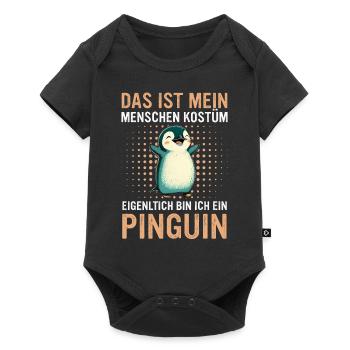 Penguin, Little Penguins, Emperor Penguin - Baby Premium short-sleeve bodysuit - black - Front