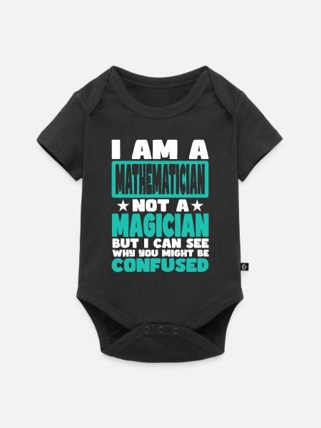 Mathematiker - Baby Premium Kurzarmbody - Schwarz
