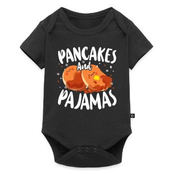 Pancake Lover Kids Pancakes & - Baby Premium short-sleeve bodysuit - black - Front