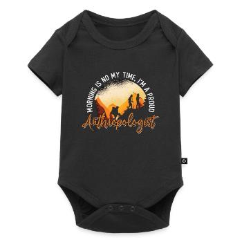 Anthropologie Le matin n’est pas mon heure Archéologue - Body à manches courtes Premium Bébé - noir - Devant