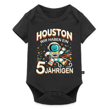 Birthday Gift 5 Years Birthday Boy - Baby Premium short-sleeve bodysuit - black - Front
