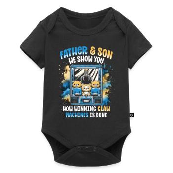 Automatic gripper Kraller gripper - Baby Premium short-sleeve bodysuit - black - Front